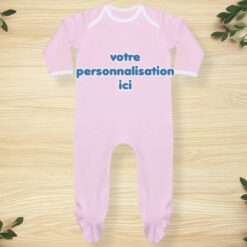 pyjama bébé personnalisé fille