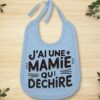 Bavoir personnalisé pour mamie