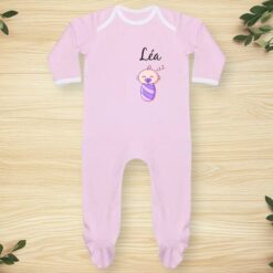 Pyjama prénom avec bébé fille